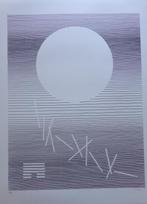 MICHEL SEUPHOR / HEXAGRAMMES YI-KING / ZW-W LITHO / 75x55cm, Antiek en Kunst, Ophalen of Verzenden