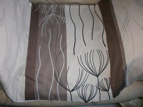 Chute de tissu beige/brun/noir 150 X 175 cm, Huis en Inrichting, Stoffering | Gordijnen en Lamellen, 150 tot 200 cm, 100 tot 150 cm