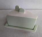 Vintage kaasstolp Mosa Maastricht pastel groen, Ophalen of Verzenden