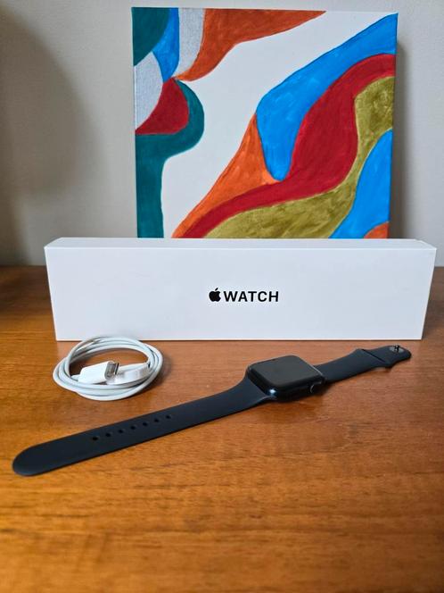 Apple Watch SE (2022) 44mm Midnight, Bijoux, Sacs & Beauté, Montres connectées, Comme neuf, Enlèvement