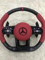 Mercedes carbon stuur compleet rood leer, Auto-onderdelen, Ophalen of Verzenden, Nieuw, Mercedes-Benz