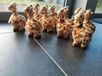 10 beeldjes giraf H17cm, Comme neuf, Enlèvement ou Envoi