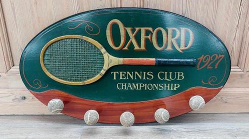 Grote houten retro tenniskapstok, Sport en Fitness, Tennis, Racket, Ophalen