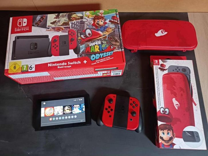 Console Nintendo Switch Edition Limitée Super Mario Odyssey, Games en Spelcomputers, Spelcomputers | Nintendo Switch, Gebruikt
