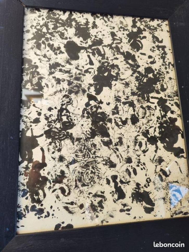 Belle  Encre De Chine Signé Paul Trajman  11, Antiek en Kunst, Kunst | Schilderijen | Abstract, Ophalen