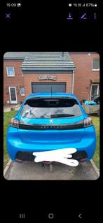 Vend Peugeot 208 1.5 hdi gt bleue metallisée,diesel., Auto's, Peugeot, Te koop, Berline, 5 deurs, Leder en Stof