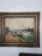 Landschapsschilderij van c. Leduc, Antiek en Kunst, Ophalen