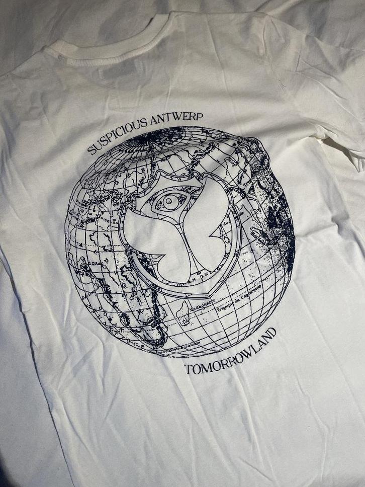 Suspicious Antwerp, Kleding | Heren, T-shirts, Nieuw, Maat 48/50 (M), Wit, Ophalen of Verzenden