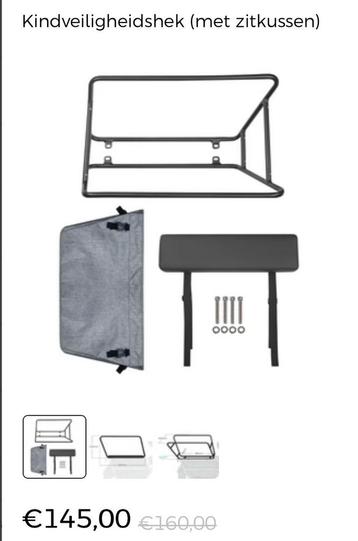 Fiido T2 - Achterzitje met railing en tassen beschikbaar voor biedingen