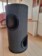 Zwarte katten krabpaal / krabton, Ophalen, Zo goed als nieuw, Krabpaal