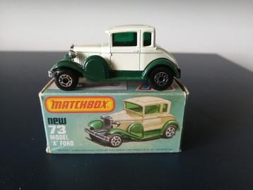 Lesney Matchbox Superfast #73 Model A Ford in doosje  beschikbaar voor biedingen
