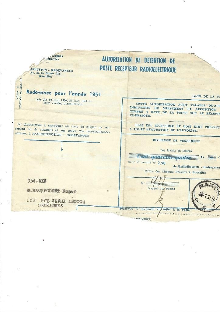 Détention de poste récepteur Radioélectrique, Collections, Enlèvement ou Envoi, Utilisé