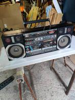 LASONIC L-30K - BOOMBOX VINTAGE 80'S - CASSETTE VOOR REPARAT, Audio, Tv en Foto, Radio's, Ophalen of Verzenden, Gebruikt, Radio