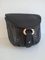 Delvaux Listrac pm toile de cuir, Handtassen en Accessoires, Tassen | Damestassen, Ophalen of Verzenden, Zo goed als nieuw, Zwart