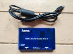 Hama USB 2.0 Kaartlezer, Ophalen, Zo goed als nieuw, Hama
