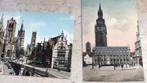 Gent - 2  oude foto- postkaarten, Gelopen, Oost-Vlaanderen, Ophalen of Verzenden