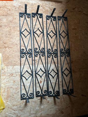 6 stuks Bloembakhouder in smeedijzer 1m10  beschikbaar voor biedingen