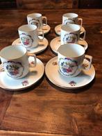 Zes kopjes met onderbordje Bavaria, Verzamelen, Porselein, Kristal en Bestek, Ophalen of Verzenden, Zo goed als nieuw