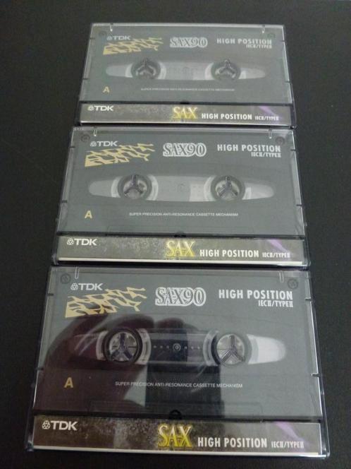 3 cassettes TDK SA-X 90, CD & DVD, Cassettes audio, Comme neuf, Originale, 2 à 25 cassettes audio, Enlèvement ou Envoi