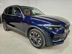 BMW X5 3.0AS xDrive 45e, Auto's, Automaat, 4 cilinders, Blauw, Leder