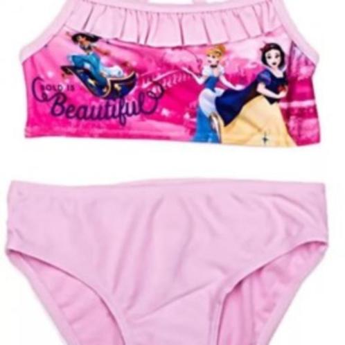 Disney Princess Bikini Roze - Maat 98 - 104 - 128, Kinderen en Baby's, Kinderkleding | Kinder-zwemkleding, Nieuw, Bikiniset, Maat 98