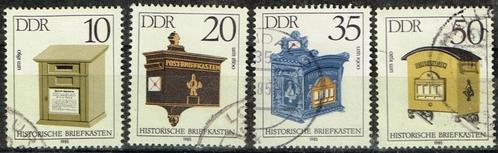 Timbres-poste de la RDA - K 3999 - boîtes aux lettres, Timbres & Monnaies, Timbres | Europe | Allemagne, Affranchi, RDA, Envoi