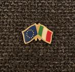 PIN - VLAG - EUROPA - ITALIË - DRAPEAU - EUROPE - ITALY, Envoi, Utilisé, Ville ou Campagne, Insigne ou Pin's
