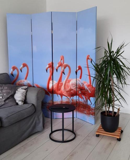 Kamerscherm met afbeelding Flamingo, Maison & Meubles, Accessoires pour la Maison | Paravents d'intérieur, Neuf, Envoi