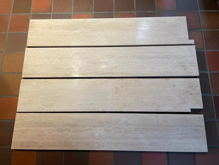 vier marmeren vensterbanken, Doe-het-zelf en Bouw, Raamkozijnen en Schuifdeuren, Gebruikt, Ophalen