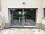 Châssis levant coulissant et une fenêtre complets., Bricolage & Construction, Aluminium, Comme neuf, Baie vitrée coulissante, Enlèvement