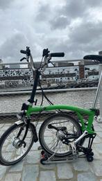 Brompton vert pomme M6R 6 vitesses éclairage, Vélos & Vélomoteurs, Vélos | Vélos pliables, Comme neuf, Brompton, 14 à 16 pouces