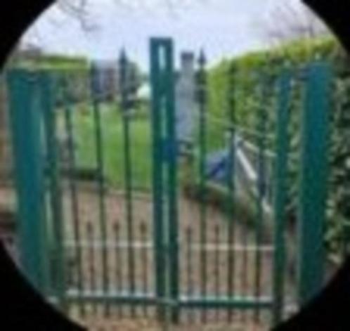 Poort/poort met dubbele vleugels, Tuin en Terras, Tuinpoorten, Gebruikt, Draaipoort, IJzer, 150 tot 200 cm, 150 tot 200 cm, Ophalen