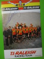 wielerkaart 1977 team ti raleigh jose de cauwer signe, Verzenden, Zo goed als nieuw