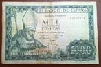 Espagne 1000 pensetas 1965, Timbres & Monnaies, Billets de banque | Europe | Billets non-euro, Enlèvement ou Envoi
