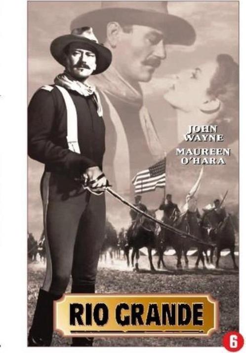 Rio Grande met John Wayne, Maureen O'Hara, Harry Carey Jr., Cd's en Dvd's, Dvd's | Klassiekers, Zo goed als nieuw, Actie en Avontuur