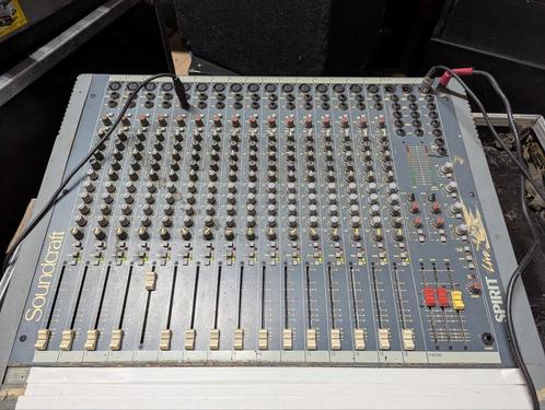 Spirit live 16 mengtafel in goede staat, Muziek en Instrumenten, Mengpanelen, Gebruikt, 10 tot 20 kanalen, Microfooningang, Ophalen of Verzenden