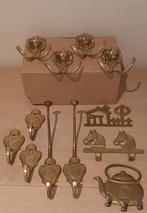 Assortiment koperen kapstokken, Antiek en Kunst, Ophalen of Verzenden