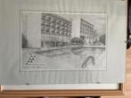 Sabena ,Tekening Hotel des Mille Collines Rwanda !, Ophalen of Verzenden