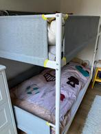 Stapelbedstructuur - wit/grijs, Huis en Inrichting, Ophalen, Gebruikt, 160 tot 180 cm, Tweepersoons