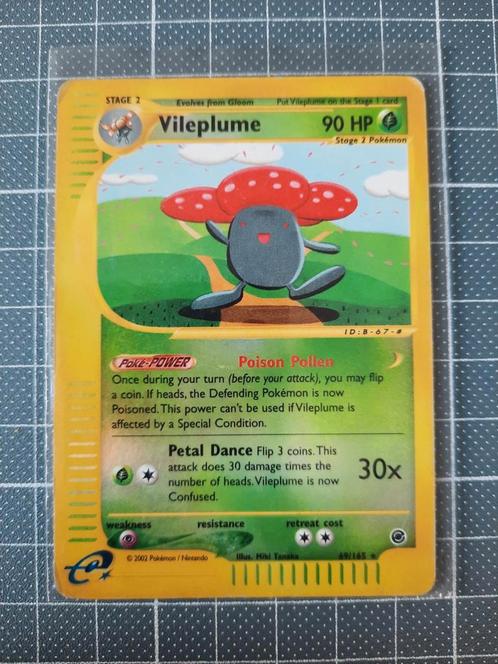 Vileplume expedition holo, Hobby en Vrije tijd, Verzamelkaartspellen | Pokémon, Zo goed als nieuw, Ophalen of Verzenden