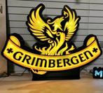 Belle plaque Grimbergen avec LED lumineuse., Collections, Marques de bière, Enlèvement ou Envoi, Neuf, Panneau, Plaque ou Plaquette publicitaire