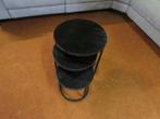 3 nieuw zwarte bijzettafels 130 euro compleet., Ophalen, Nieuw