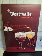 Doek op kader Westmalle., Verzamelen, Biermerken, Ophalen, Zo goed als nieuw