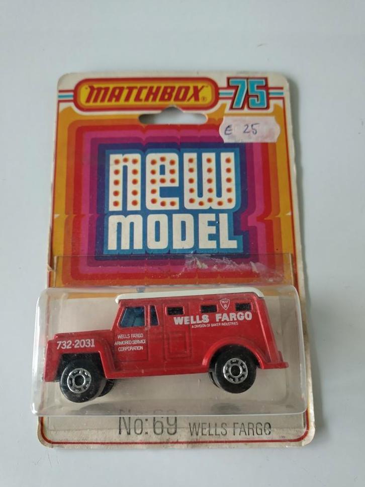 Vintage Matchbox Armored Truck AFHALING LEES BESCHRIJVING, Hobby & Loisirs créatifs, Voitures miniatures | 1:50, Neuf, Voiture