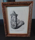 Cadre gravure pipe ancienne sculptée, Antiquités & Art, Envoi