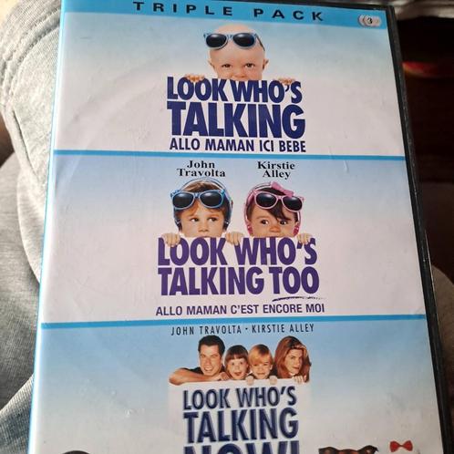 Look who's talking 1&2&3 krasvrij 3eu, Cd's en Dvd's, Dvd's | Komedie, Zo goed als nieuw, Overige genres, Vanaf 6 jaar, Ophalen of Verzenden