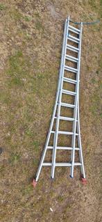 Solide/Das: 2x12/ 3x10  treden telescopische ladders, Enlèvement, Comme neuf, Échelle, Pliable ou rétractable/escamotable