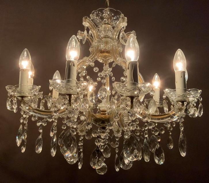 3 verschillende en bij elkaar passende kroonluchters, Antiek en Kunst, Antiek | Verlichting, Ophalen