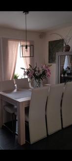 Tafel Leenbakker 90 x 160 (stoelen niet te koop), Huis en Inrichting, Tafels | Eettafels, Ophalen, Overige materialen, Gebruikt