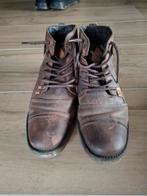 Schoenen Bullboxer leer leder maat 45 cognac bruin boots, Kleding | Heren, Bruin, Boots, Ophalen of Verzenden, Zo goed als nieuw